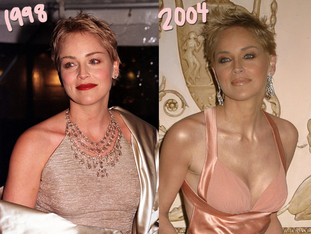 Sharon Stone Claims She Was Given Bigger Breast Implants Without