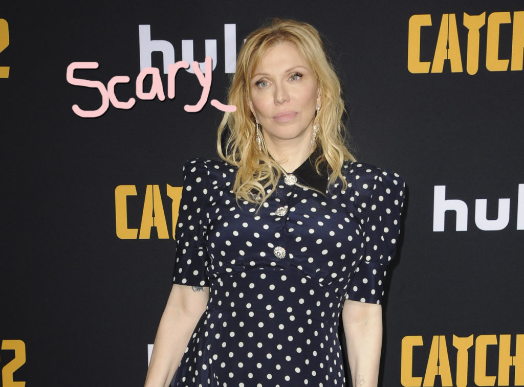 courtney love : reveals she almost died last year