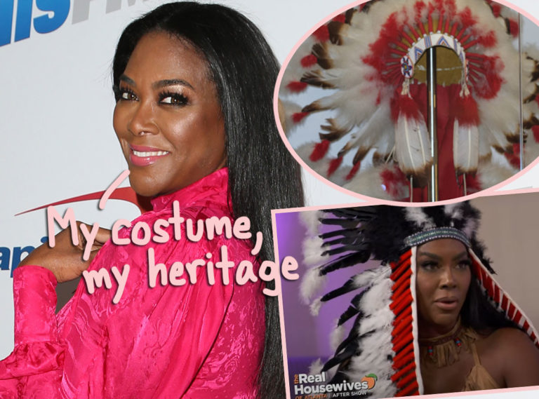 Kenya Moore Apologizes For Wearing Native American Headdress On RHOA