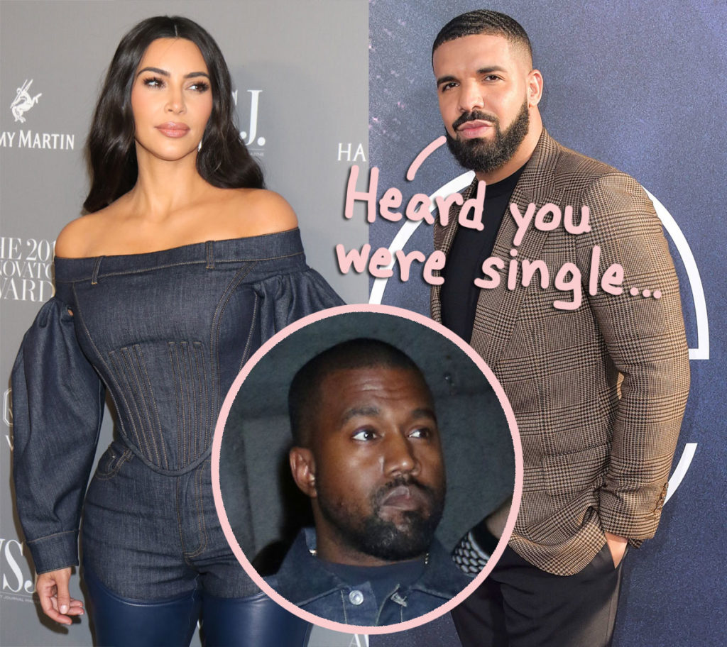 Drake has apparently been sliding into Kim Kardashian's direct messages amid this Kanye West divorce!