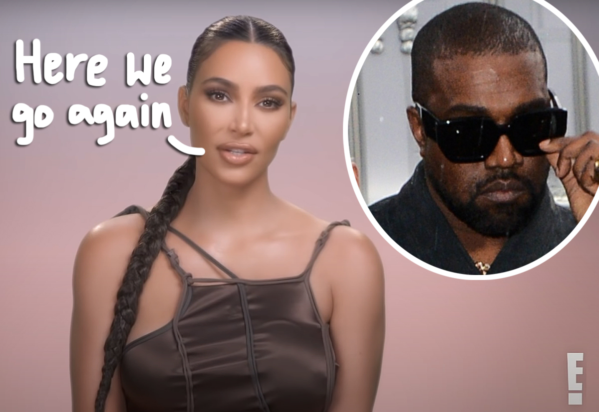 Kim Kardashian Thinks Kanye West Is 'Having Another Episode' Amid Their No Contact Divorce