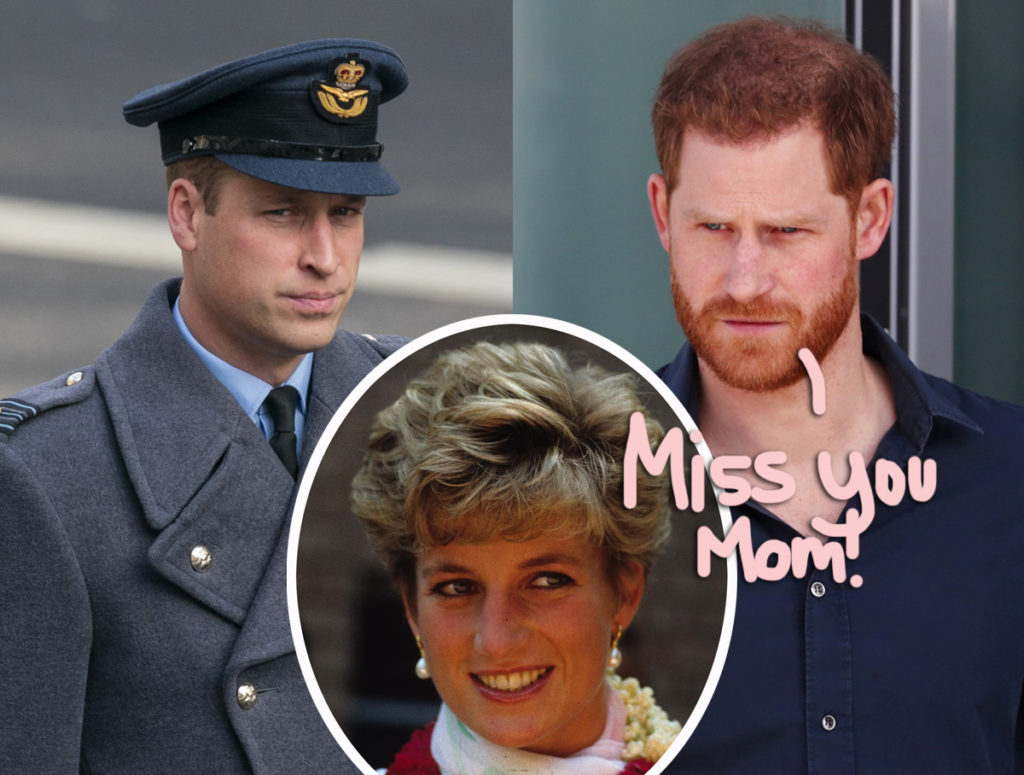 How Prince Harry And Prince William Honored Princess Diana For Uk S Mother S Day Perez Hilton