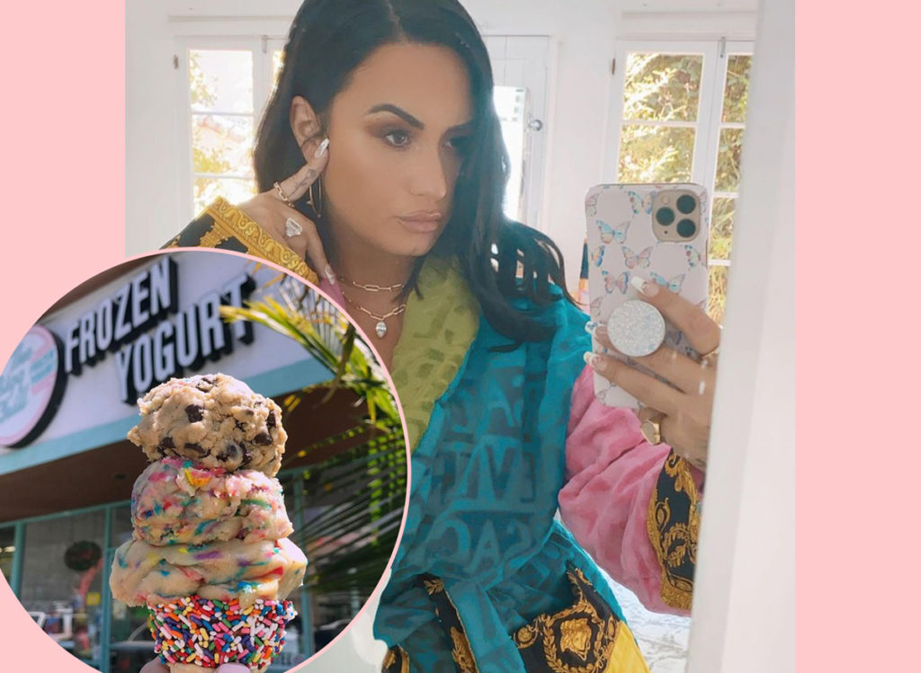 Demi Lovato entrou numa loja de sorvete e viveu experiência