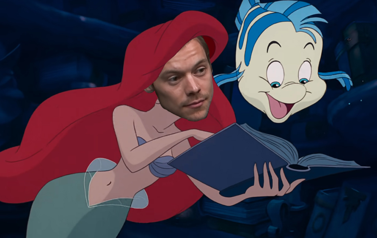 These Leaked Photos Of Harry Styles Dressed As The Little Mermaid Are