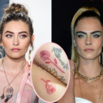 Paris Jackson & Cara Delevingne Debut Matching Tattoos -- Years After Sharing A Public Makeout!