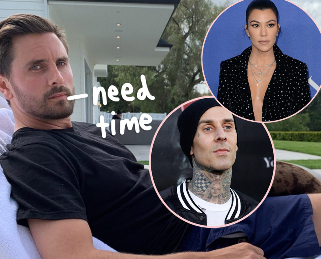 Scott Disick Continues To Struggle With Kourtney Kardashian & Travis ...