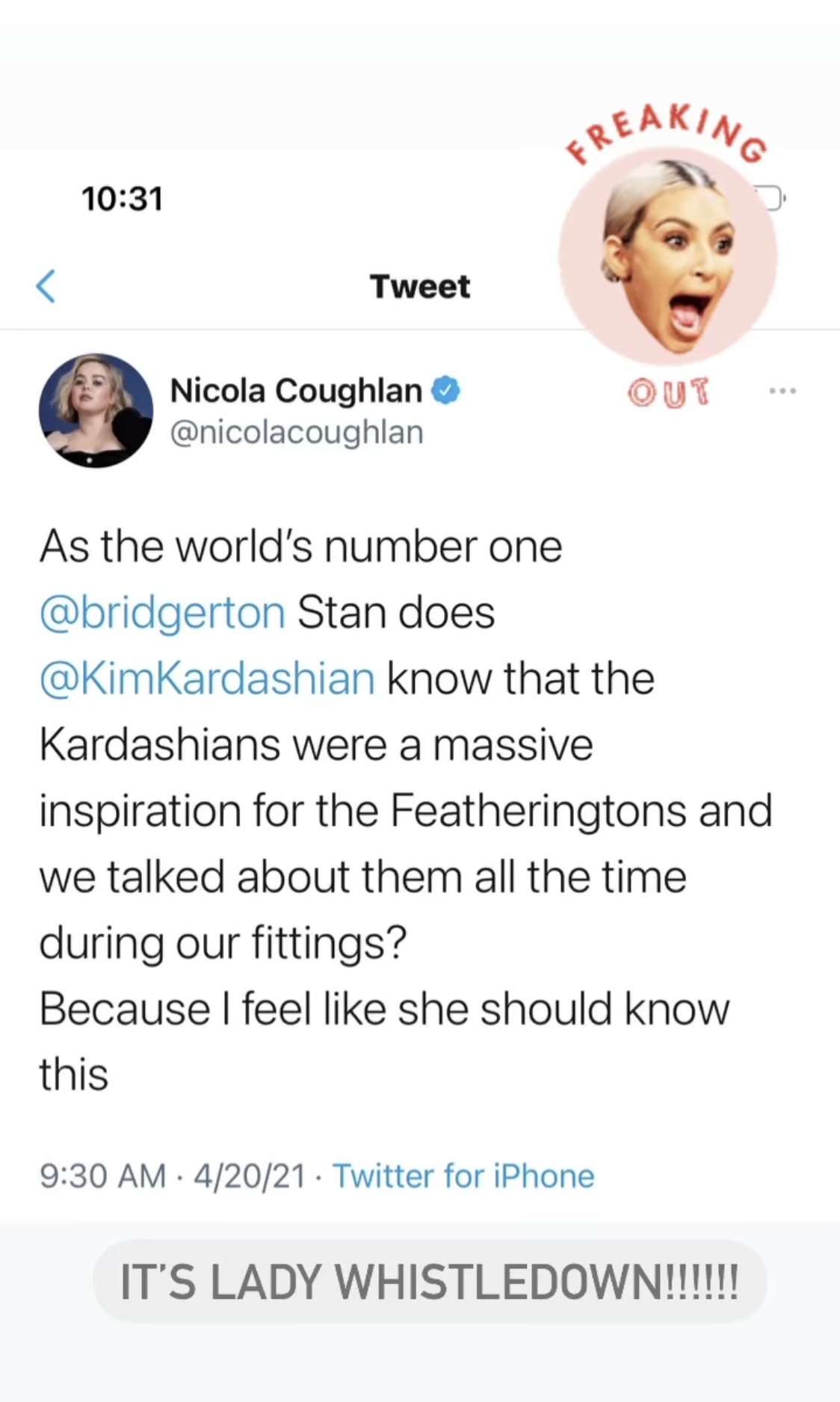 Kim Kardashian Totally Gave Away A HUGE Bridgerton Secret!