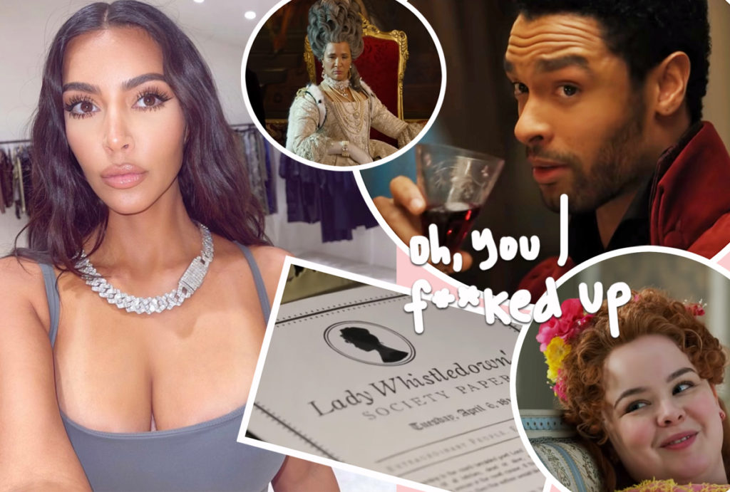 Kim Kardashian Totally Gave Away A HUGE Bridgerton Secret!