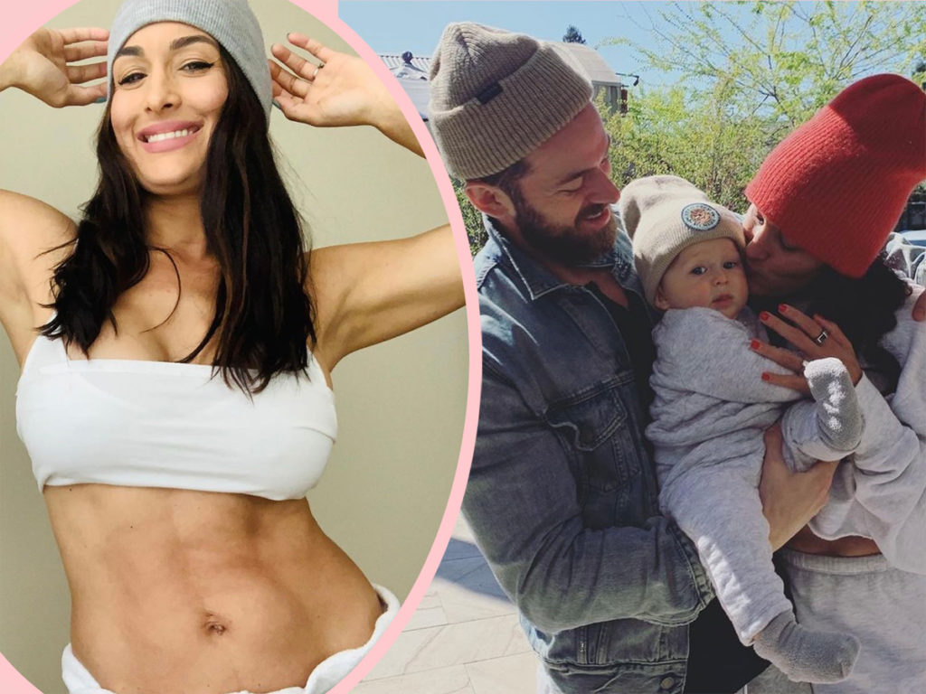 Pregnant Nikki Bella Seen Out for First Time Since Baby News