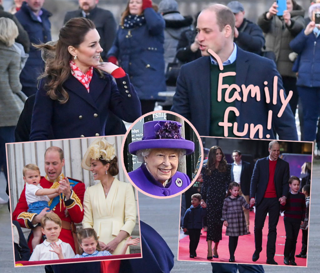 Prince William and Kate Middleton celebrated Easter Sunday with their three beloved children! Awww!