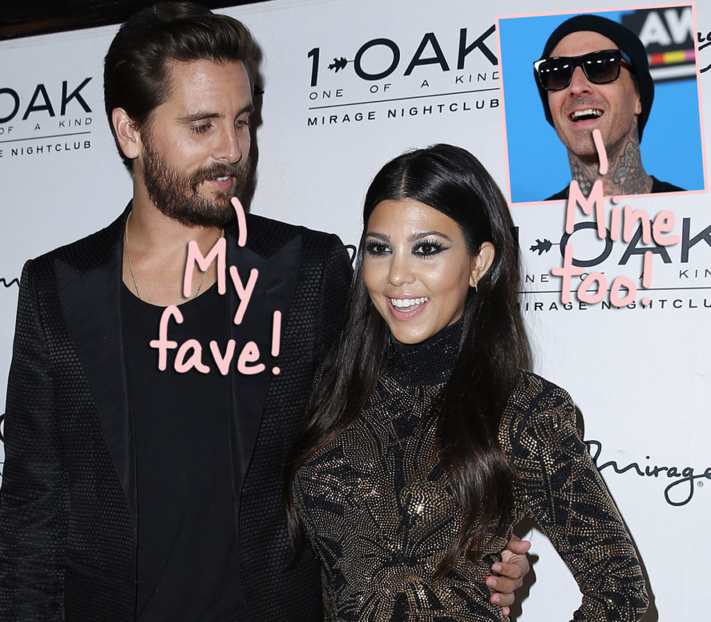 scott disick and kourtney kardashian kissing