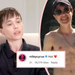 #TransJoy! Elliot Page Looks SO HAPPY In First Shirtless Pic Since Top Surgery!