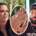 Khloé Kardashian Ditches MASSIVE Diamond Engagement Ring Amid Latest Tristan Thompson Scandal! Look!