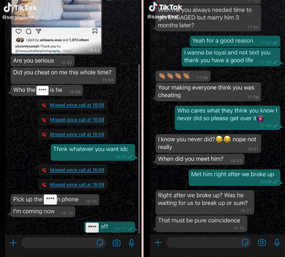 Woman Fake Wedding TikTok