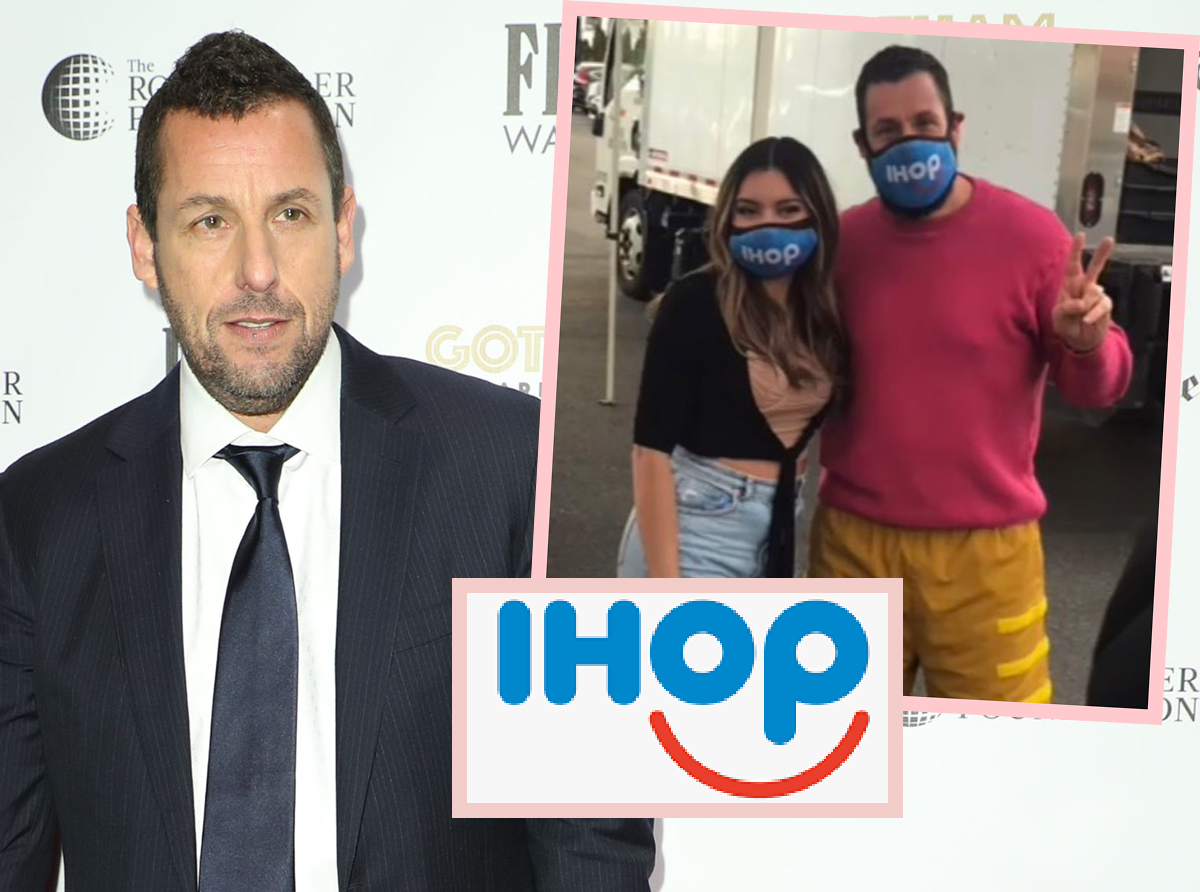 Adam Sandler Gives IHOP A Second Chance After Viral TikTok! LOOK