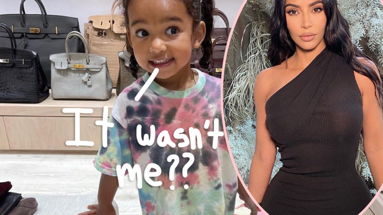 Chicago West Tries to Sneak Off from Mom Kim Kardashian's Closet