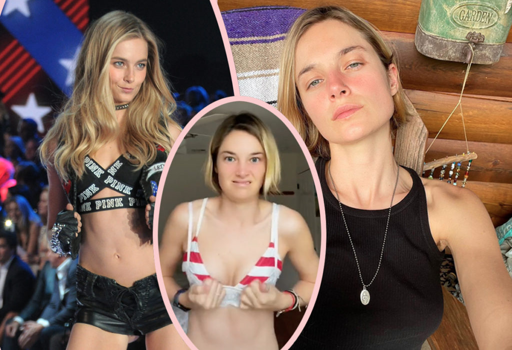 Former Victoria's Secret Model Tries on Bra Worn at 2016 Fashion Show