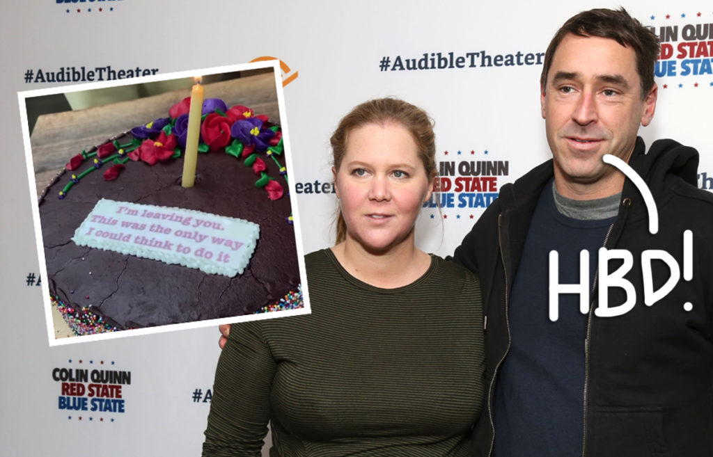 Amy Schumers Husband Chris Fischer Leaves Hilarious Message On Her Birthday Cake Look Perez 