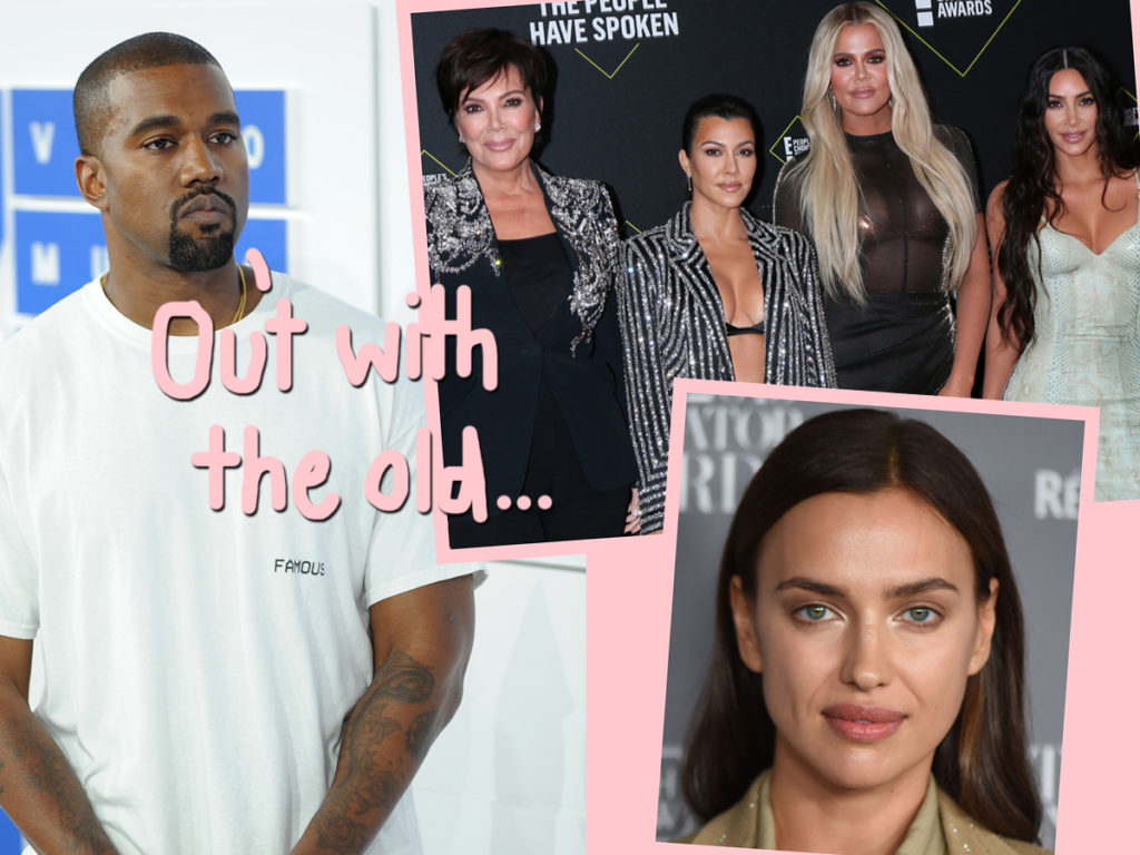 Kanye West Unfollowed Kim Kardashian And Her Fam Amid Irina Shayk Romance Perez Hilton