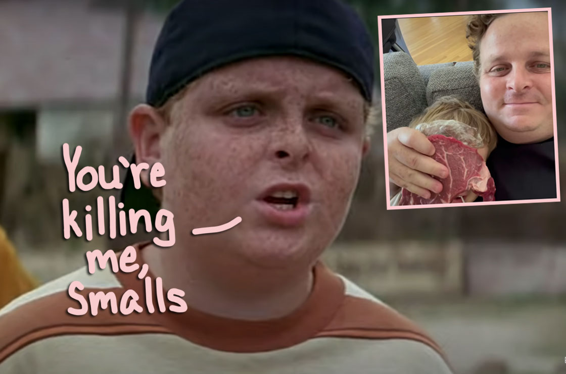 Sandlot Star Recreates Classic Movie Moment With His 4 Year Old Son