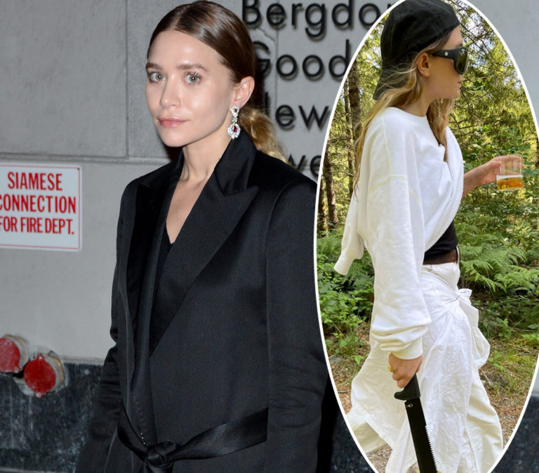 Ashley Olsen Casually Holds Giant Machete On A Hike In Rare Picture ...