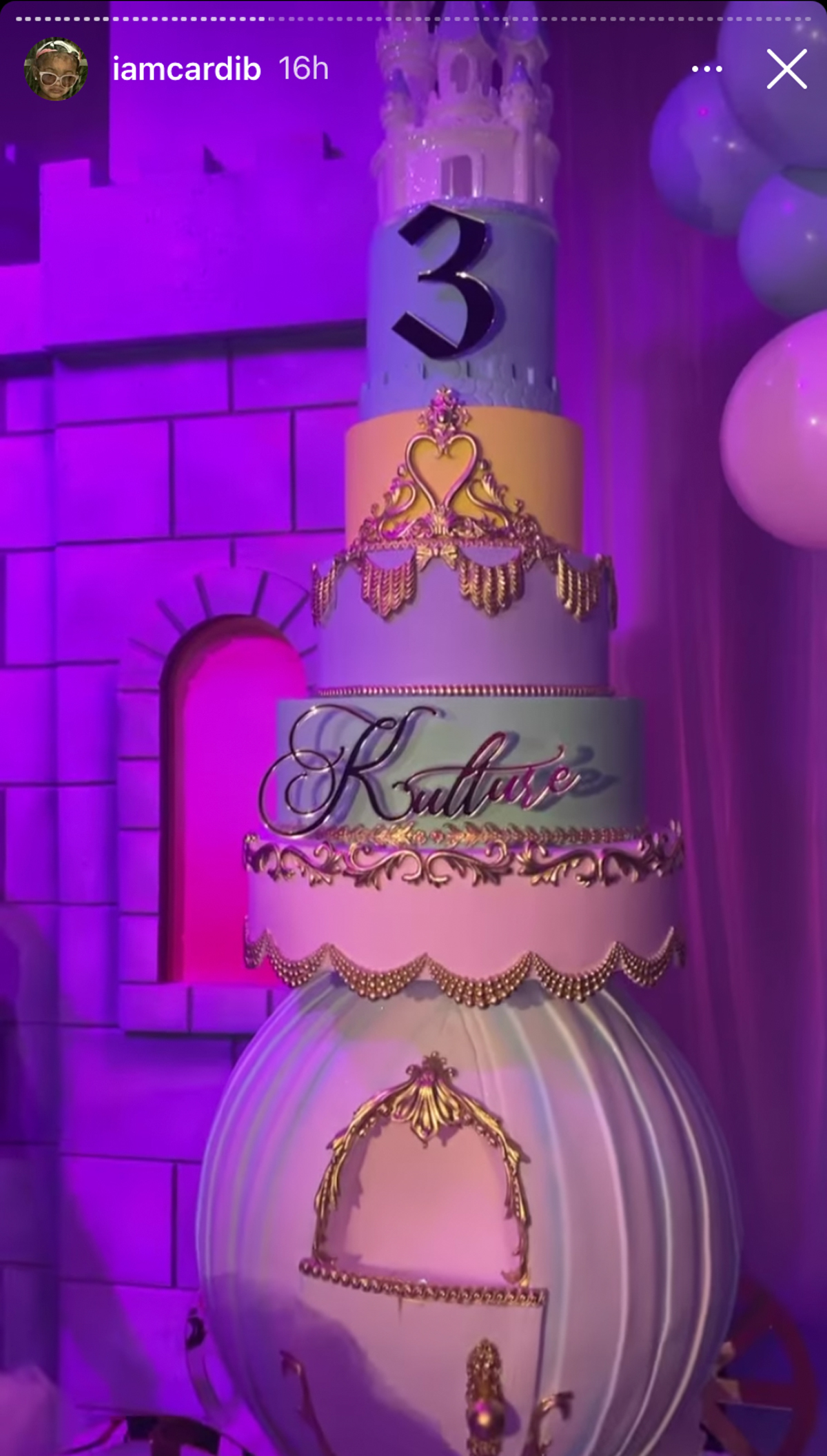 Cardi B & Offset Throw Epic Fairytale-Themed Birthday Bash For Daughter Kulture! 