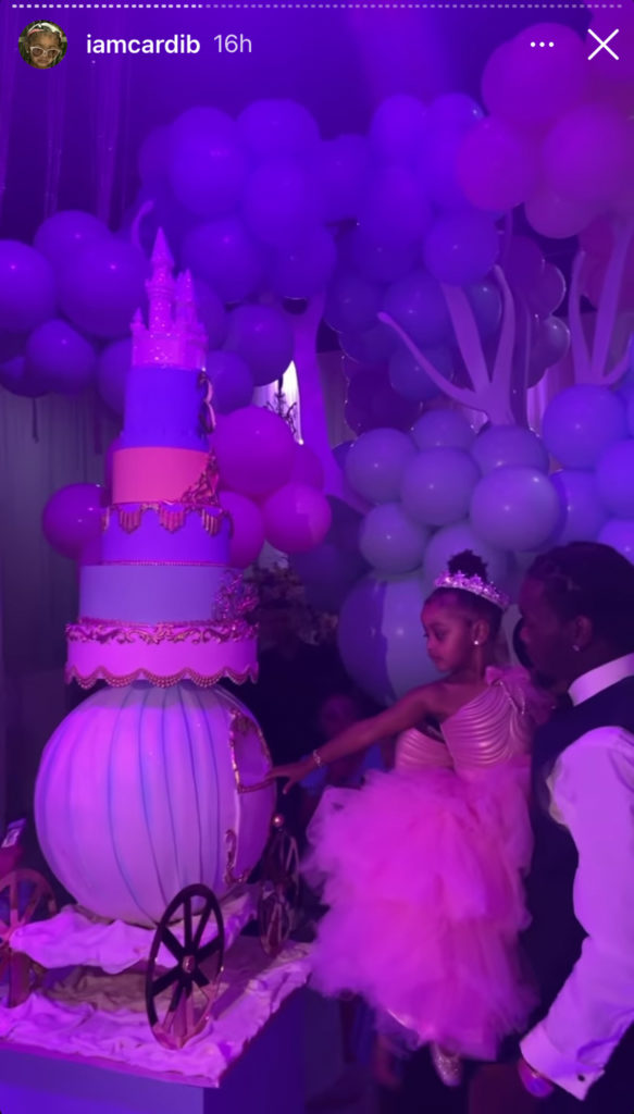 Cardi B & Offset Throw Epic Fairytale-Themed Birthday Bash For Daughter ...