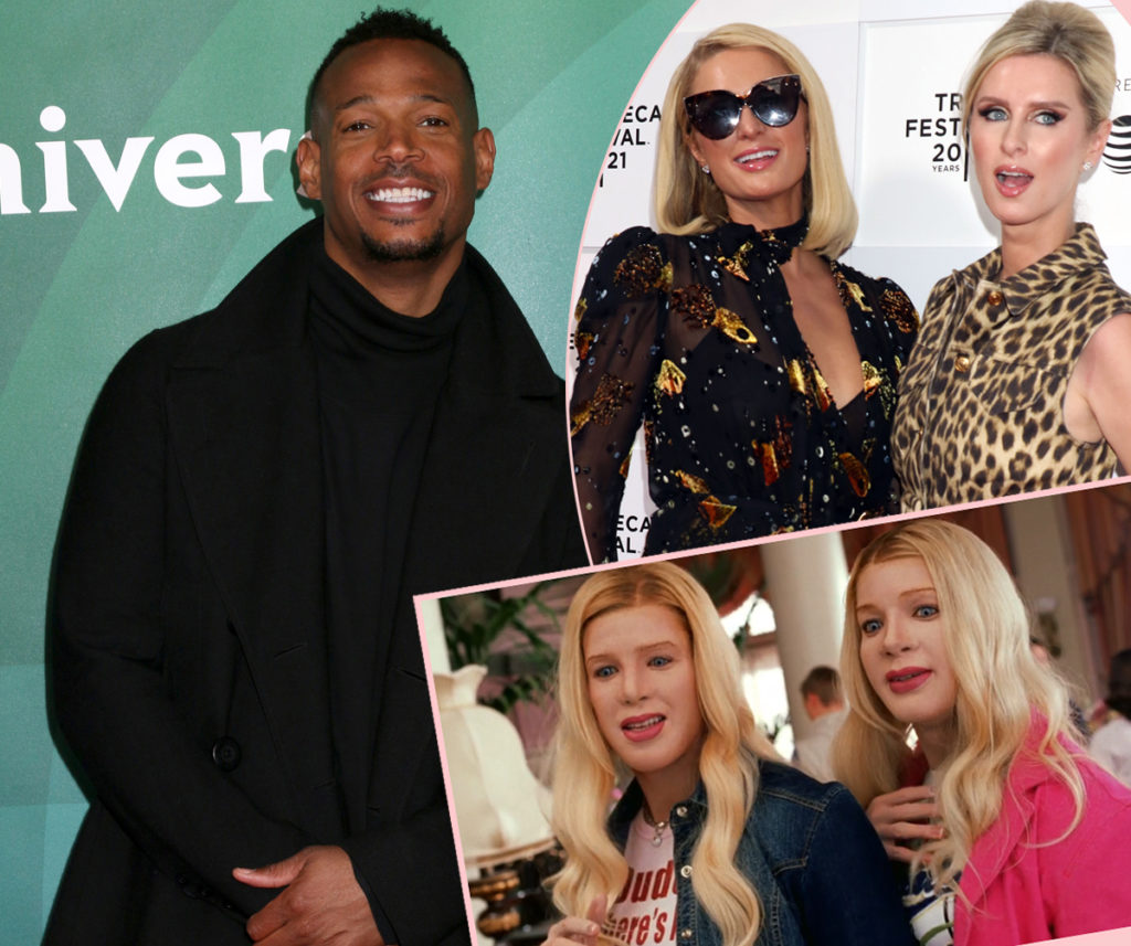 Marlon Wayans reveals Paris and Nicky Hilton inspired 'White Chicks