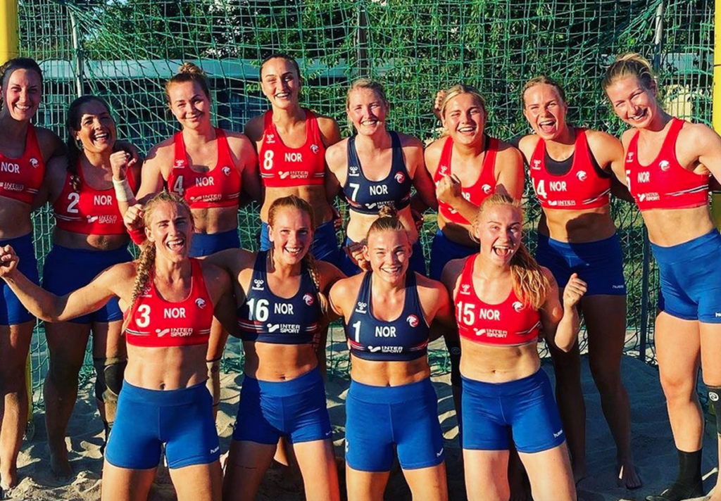 Norwegian Women's Beach Handball Team FINED For Wearing TOO MUCH CLOTHING!  - Perez Hilton