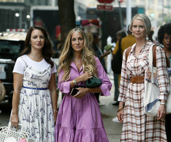 SATC revival And Just Like That set photos