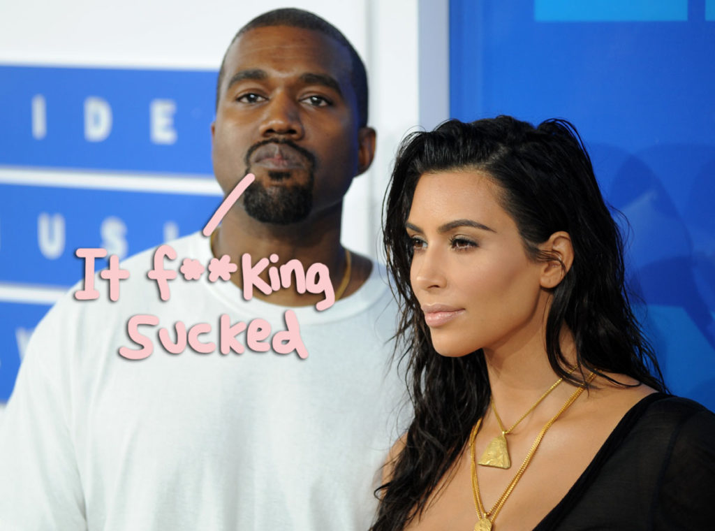 Kanye West Reignites Custody War With Kim Kardashian In New Song - Listen  HERE - Perez Hilton