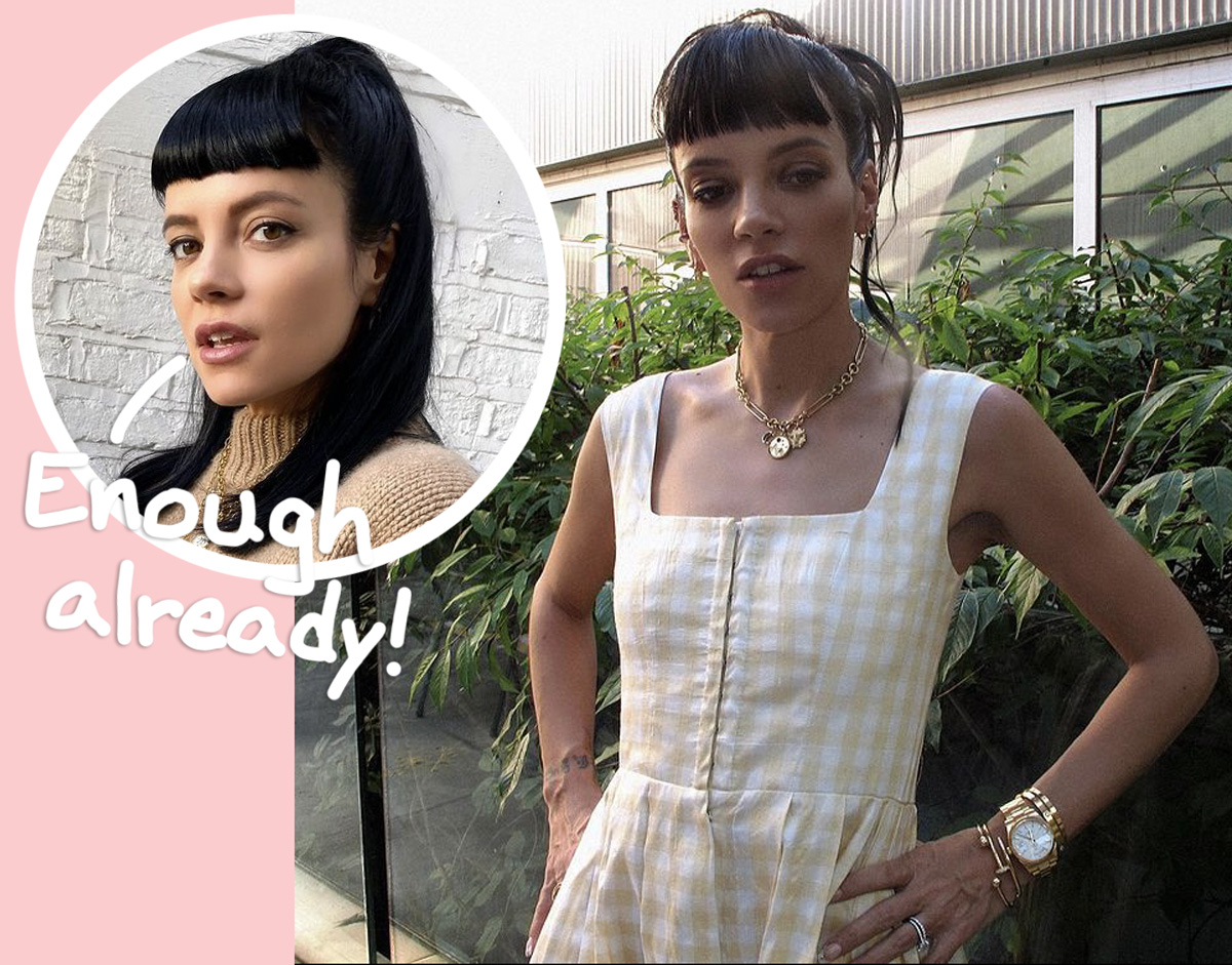 Lily Allen Defends Herself Against Body Shamers Who Say Theyve Never