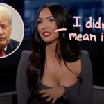 Megan Fox Called Donald Trump 'A Legend' After This Past Weekend's UFC Fight -- And Now She's Walking It Back