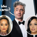 Taika Waititi Breaks Silence On Those Pics Of Him Making Out With Rita Ora & Tessa Thompson!