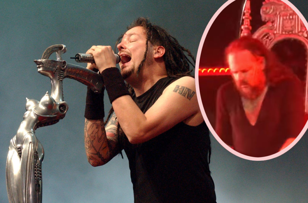 Korn Singer Jonathan Davis Still Struggling From Covid Put On Oxygen Mid Concert Perez Hilton