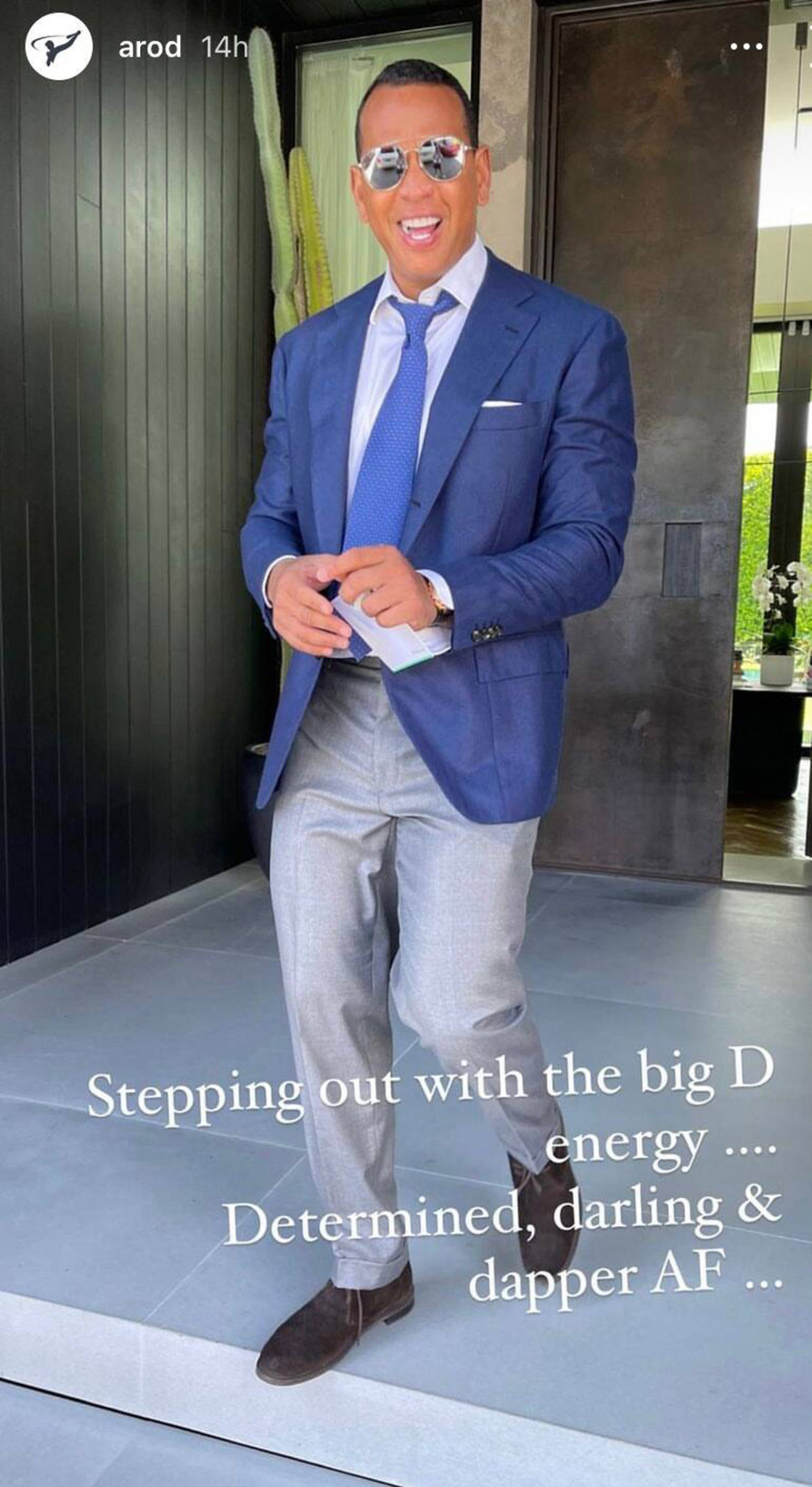 Alex Rodriguez Says He's 'Stepping Out With The Big D Energy' Days