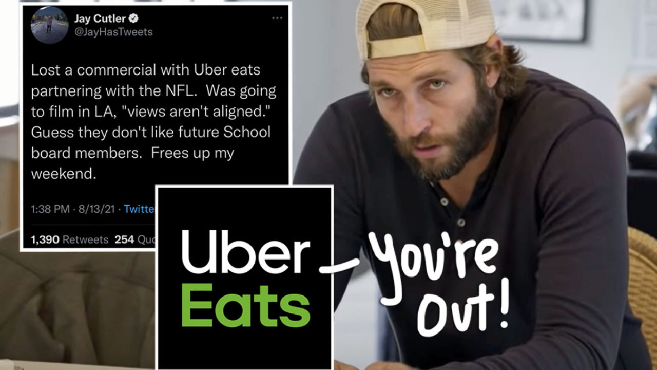 Jay Cutler dropped by Uber Eats for anti-mask views