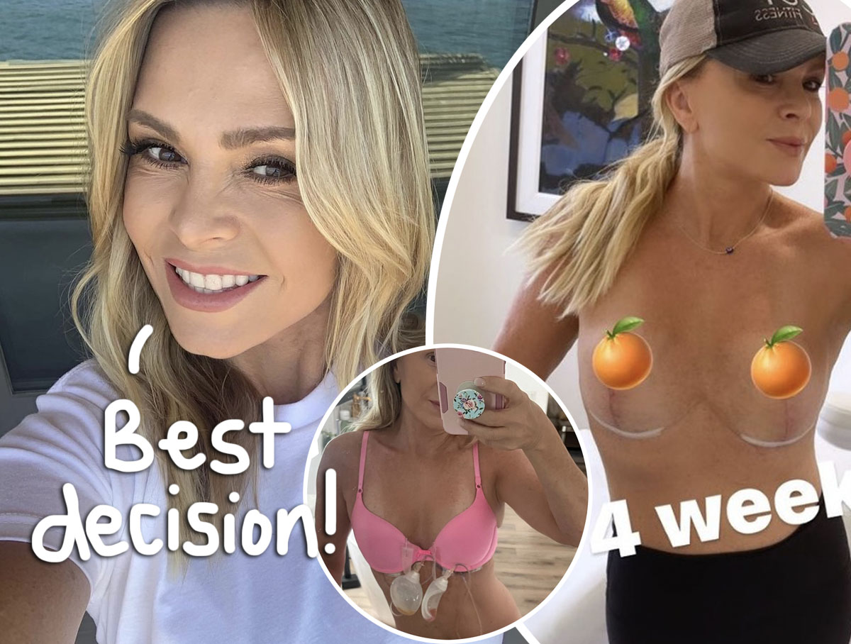 Tamra Judge couldn’t be happier with her new boobs! 