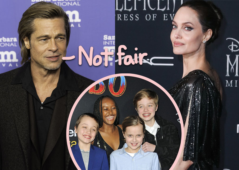 Brad Pitt Fights Back Following Angelina Jolie's Major Child Custody Win -  Perez Hilton