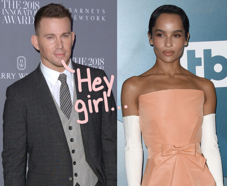 Channing Tatum & Zoë Kravitz 'Didn't Take Their Hands Off Each Other ...