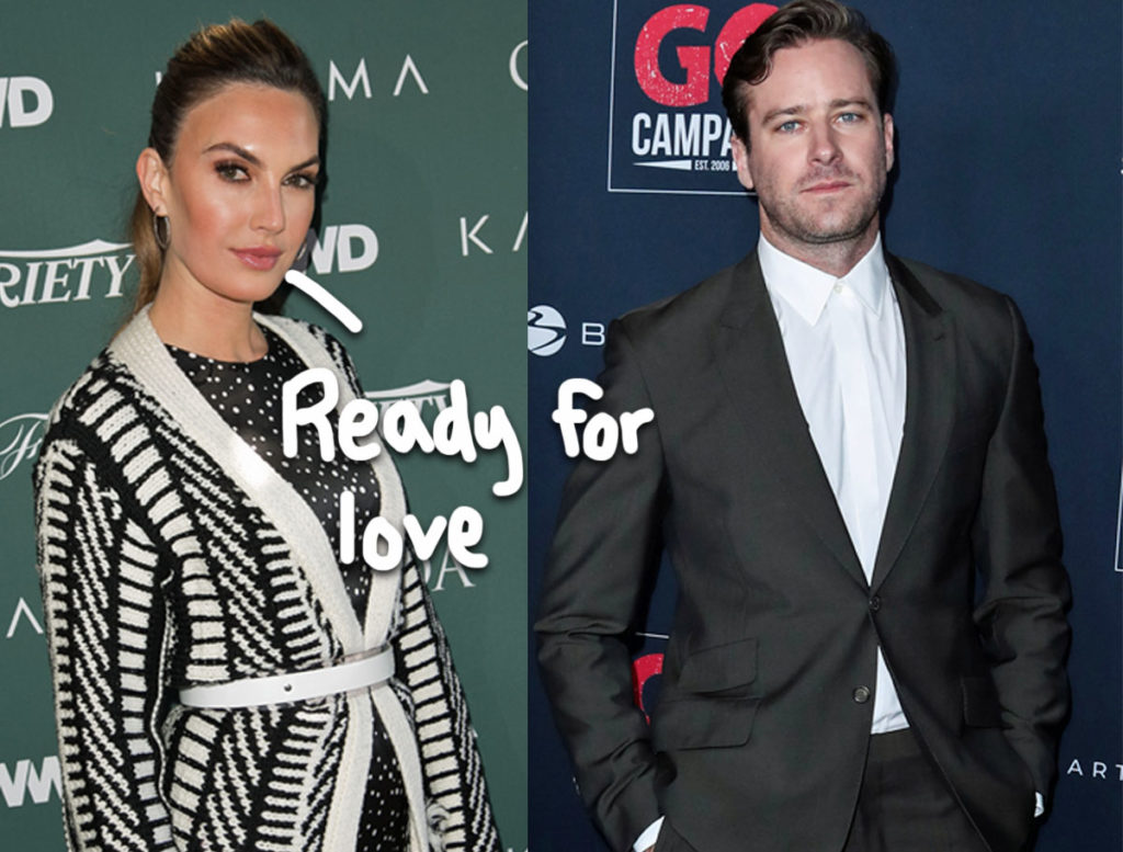 Elizabeth Chambers Is Dating Again Putting Horrific Armie Hammer Past Behind Her Perez Hilton 