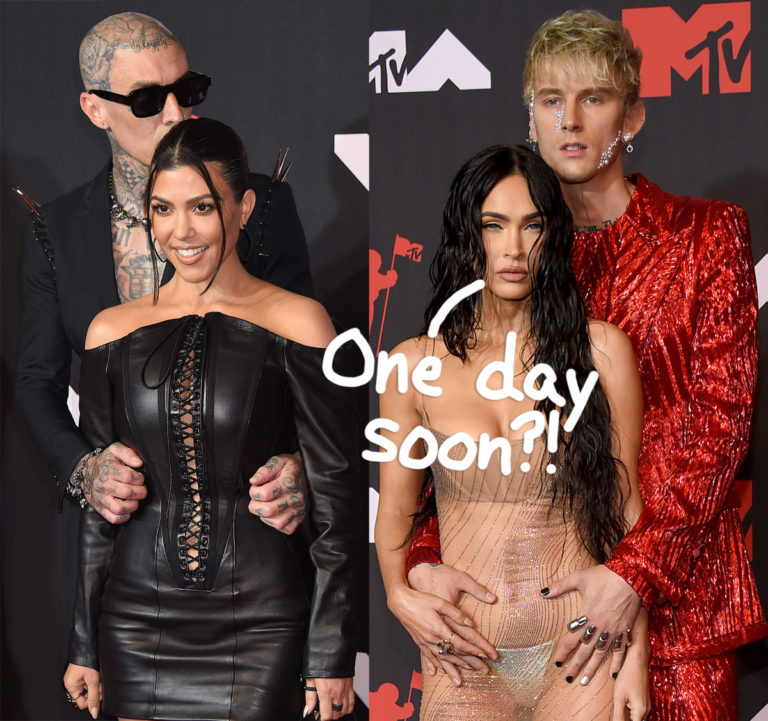 Megan Fox & Kourtney Kardashian Double Date With Their 'Future Baby