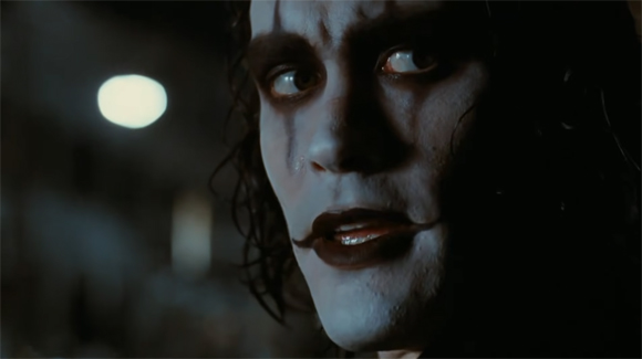 Brandon Lee in The Crow