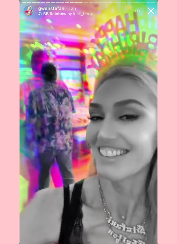 gwen stefani, blake shelton : gwen's birthday instagram story