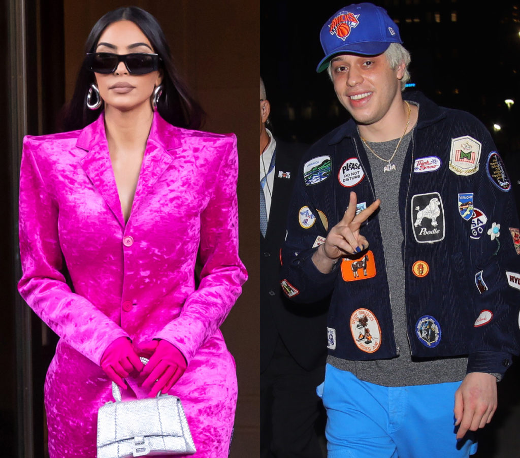 Kim Kardashian & Pete Davidson Snap Pictures With Tourist During Breakfast Date At Beverly Hills Hotel