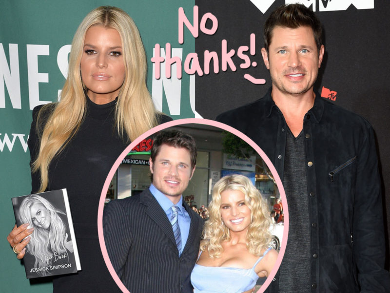 Nick Lachey Says He’ll NEVER Read Jessica Simpson’s Book! Perez Hilton