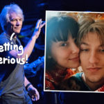 Millie Bobby Brown Cuddles With Jon Bon Jovi’s Son For Christmas!