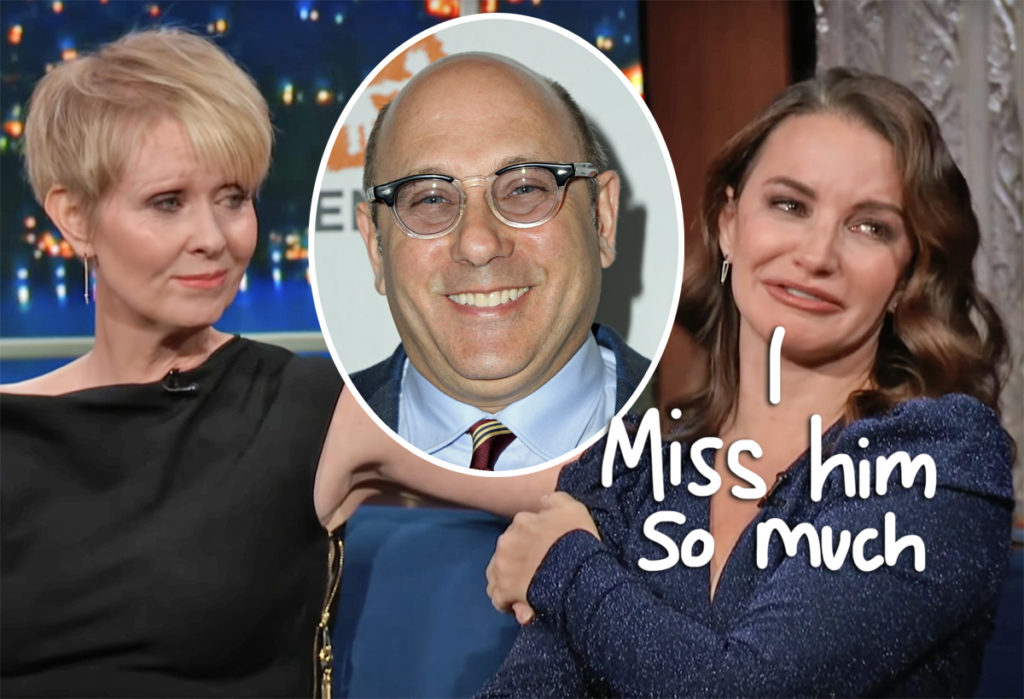 Kristin Davis Breaks Down Crying Remembering Willie Garson I Wish He Was Here Perez Hilton