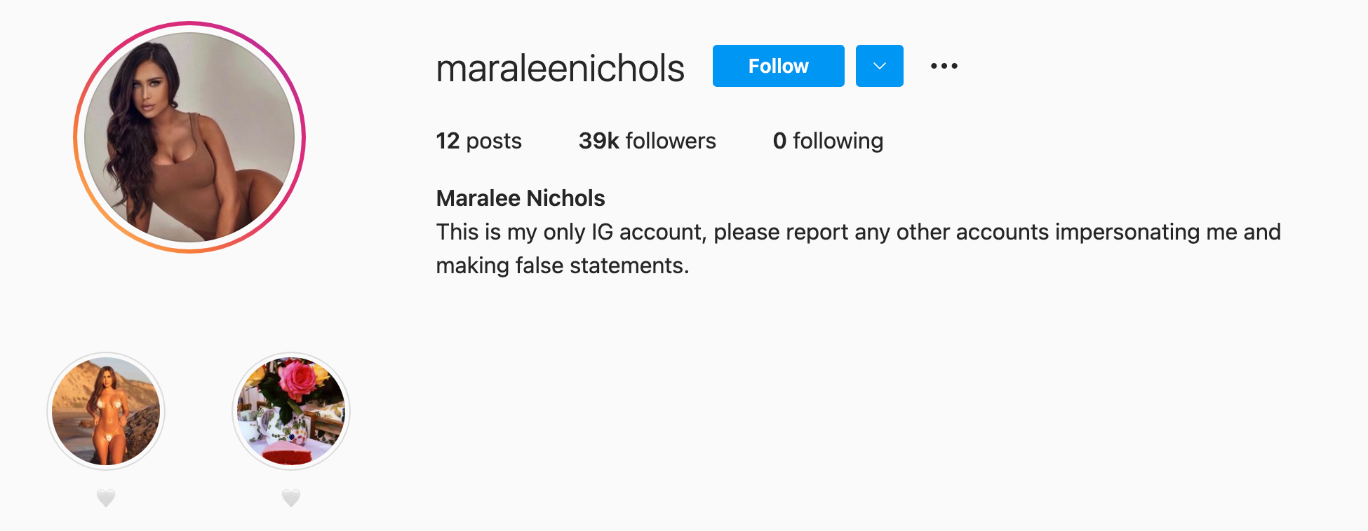 Maralee Nicols instagram