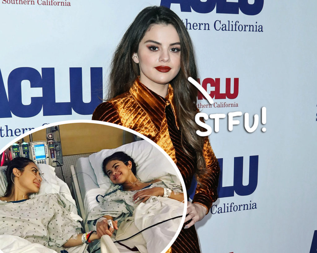 Selena Gomez SLAMS Troll Criticizing Her Drinking 'Joke' Following Kidney  Transplant - Perez Hilton